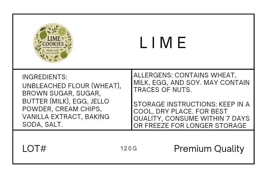 Lime - Lime Light Cookies