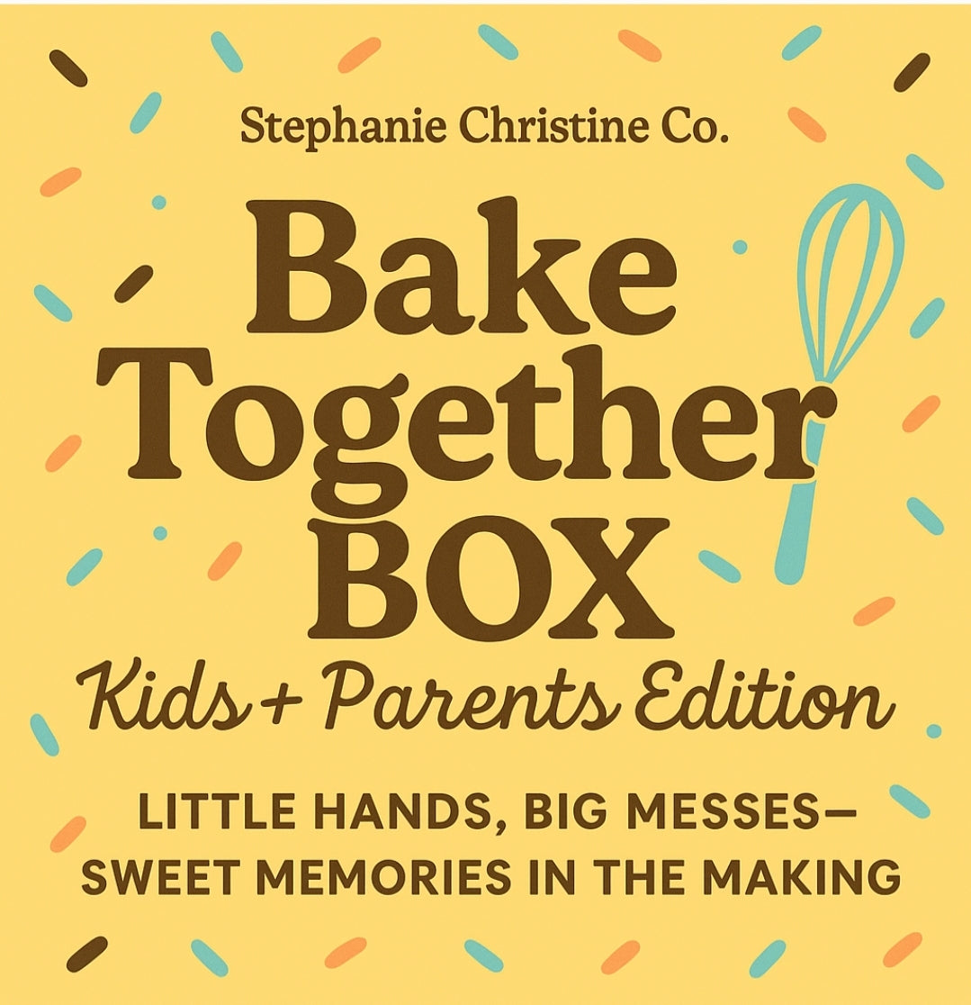 Bake Together Box — Kids + Parents Edition
Little hands, big messes — sweet memories in the making.