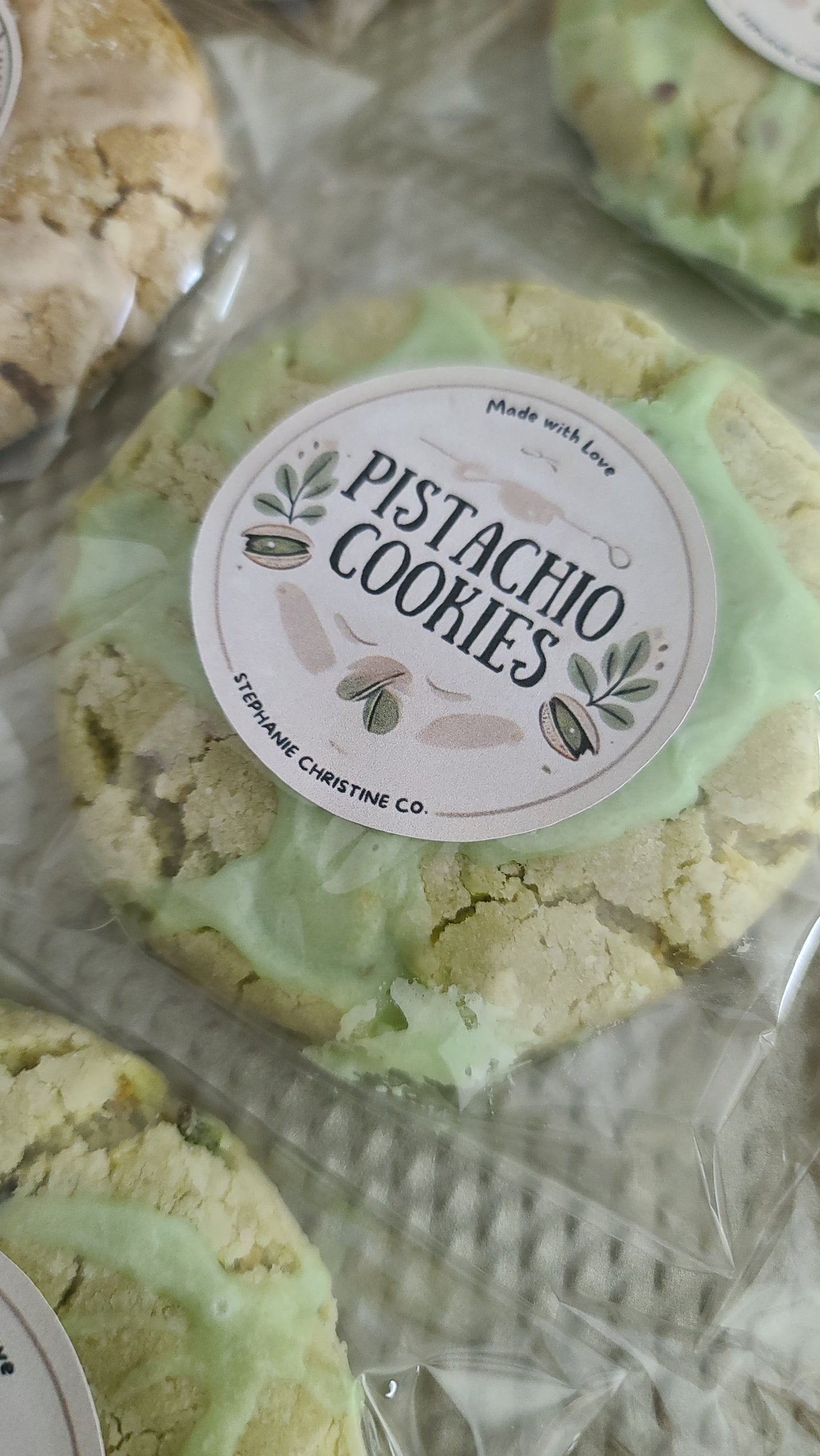Pistachi-Oh! Cookies