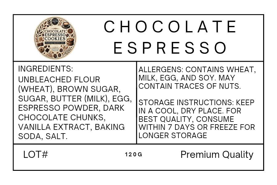 Chocolate Espresso Cookies