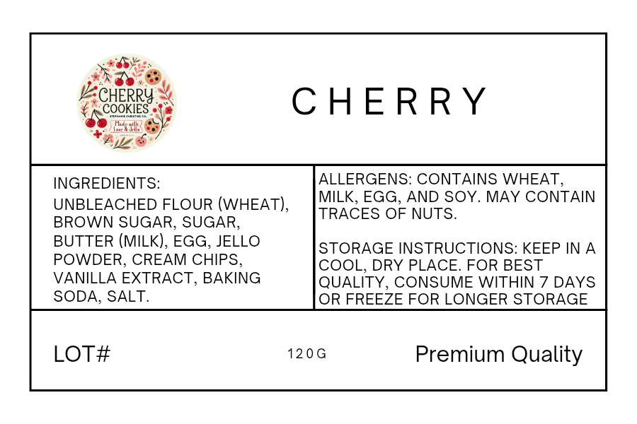 Cherry - Totally Cherry Cookies