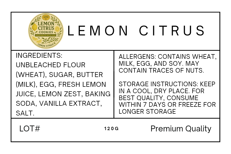 Lemon Citrus Cookies