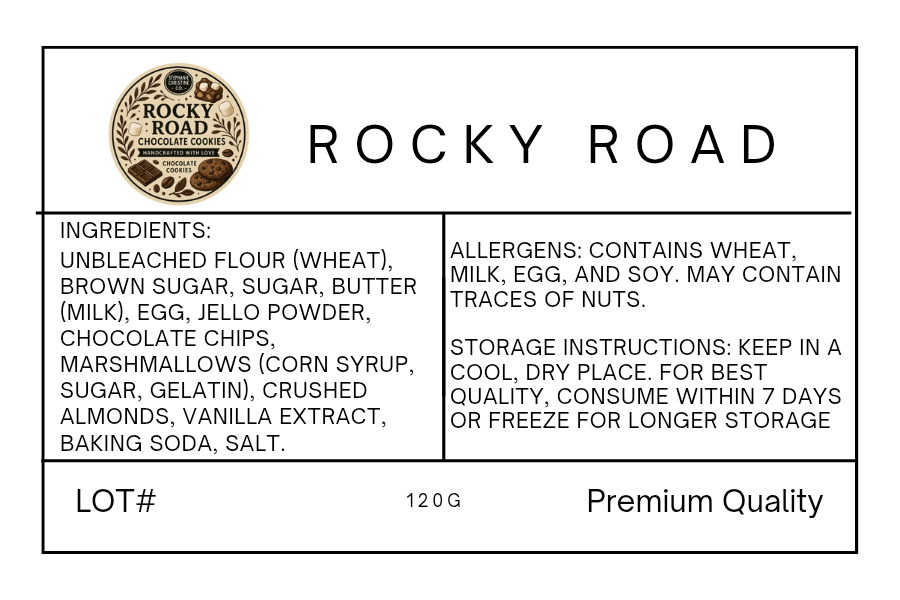 Rocky Road Chocolate Cookie