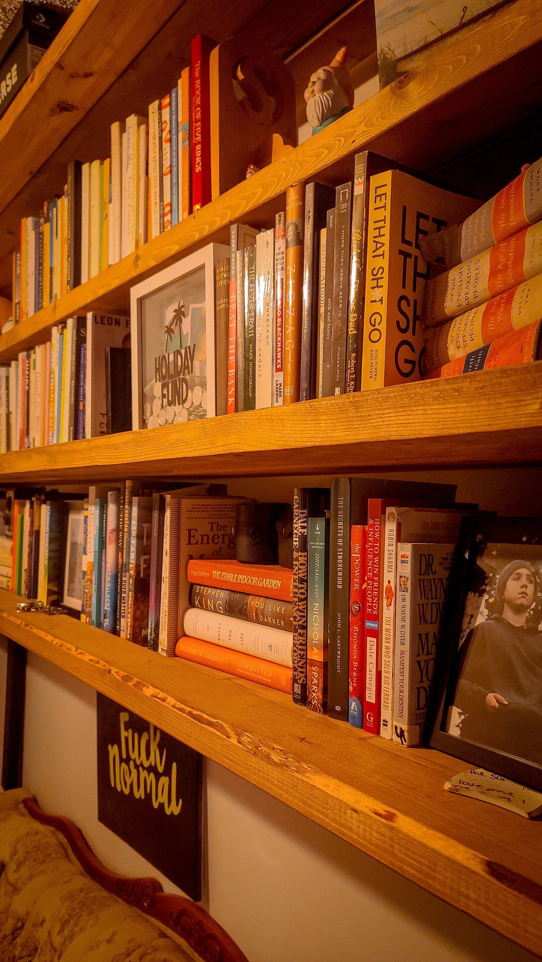 Bigger bookshelves, smaller tvs