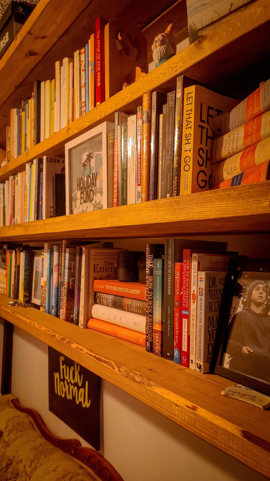 Bigger bookshelves, smaller tvs