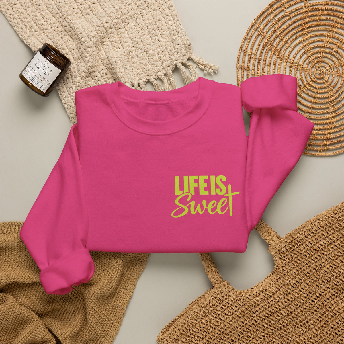 Life Is Sweet Crewneck Sweatshirt — You Don't Have to Walk Alone