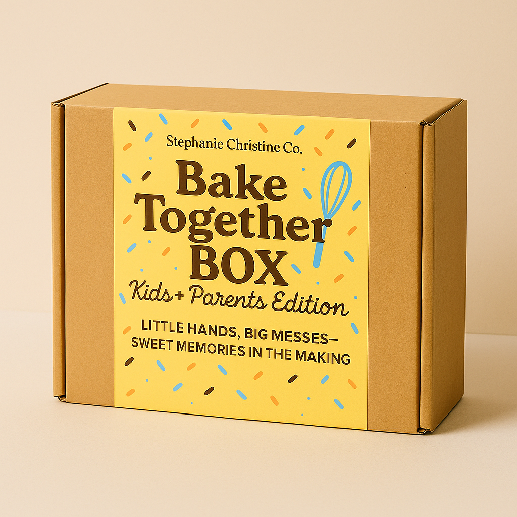 Bake Together Box — Kids + Parents Edition
Little hands, big messes — sweet memories in the making.