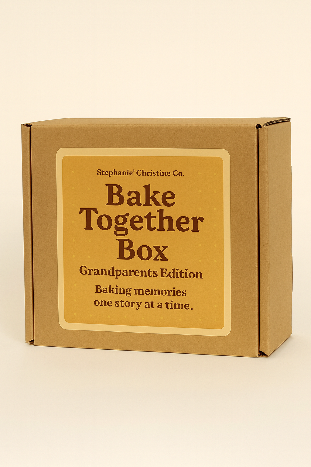 Bake Together Box — Grandparents Edition
Baking memories one story at a time.