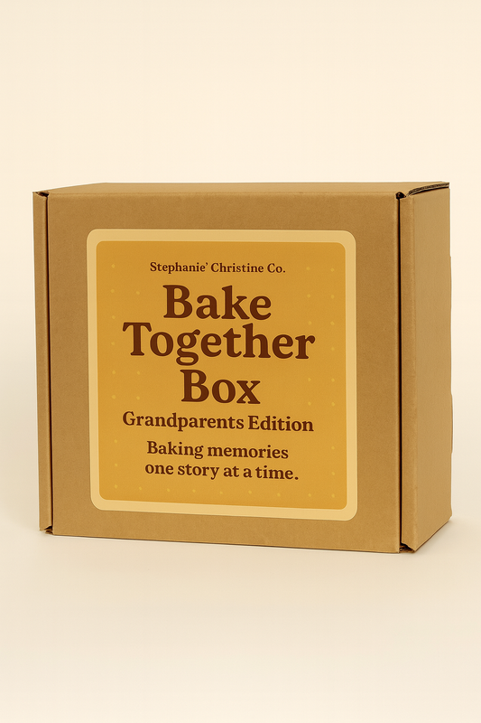 Bake Together Box — Grandparents Edition
Baking memories one story at a time.
